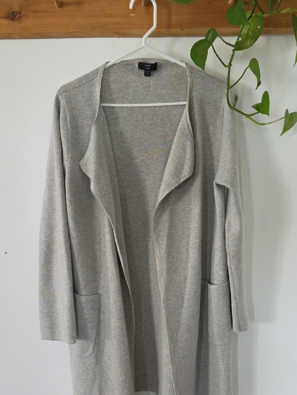 J. Crew Gray Crewneck Knit Sweater